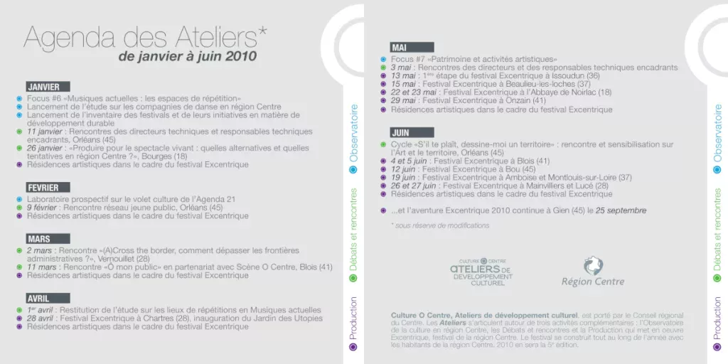 Agenda Culture O Centre