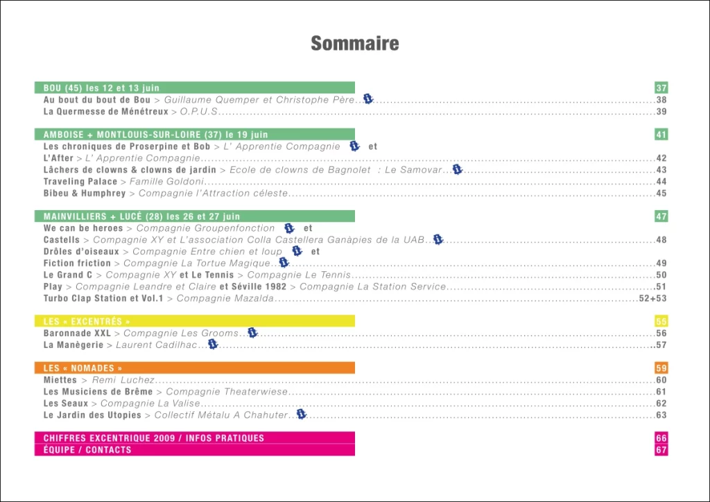 Dossier de presse national Festival Excentrique Culture O Centre