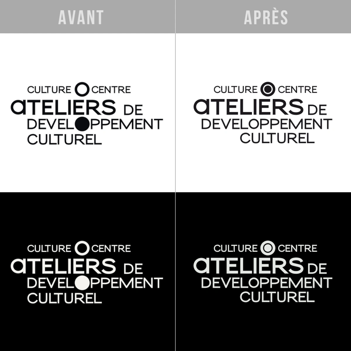 Refonte logo Culture O Centre