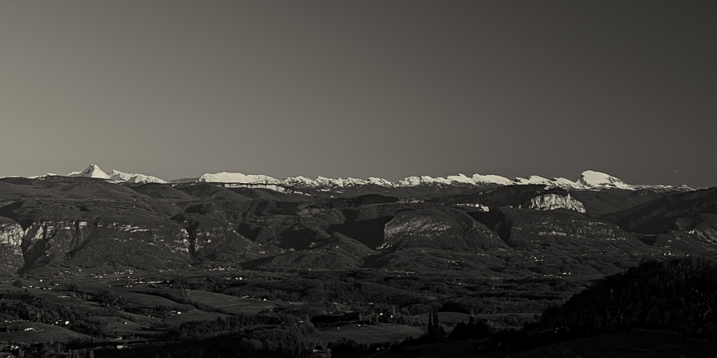 Massif du Vercors enneigé