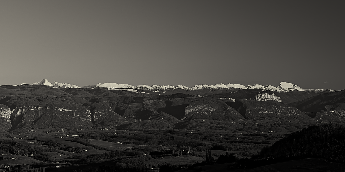 Massif du Vercors enneigé